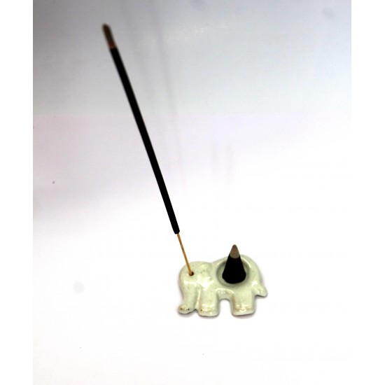 Elephant Incense Holder (WHITE)